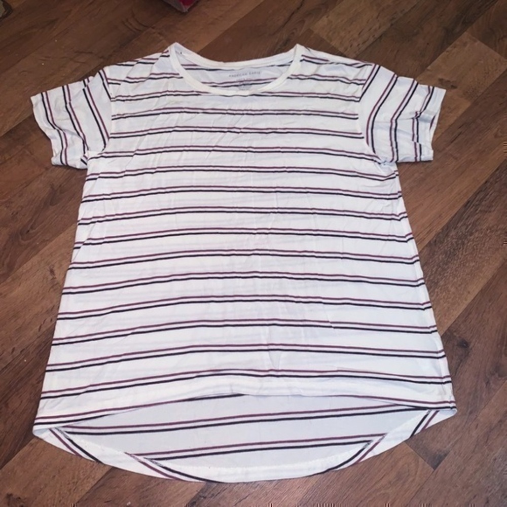 American Eagle Soft and Sexy Striped Short Sleeved Shirt Size XS